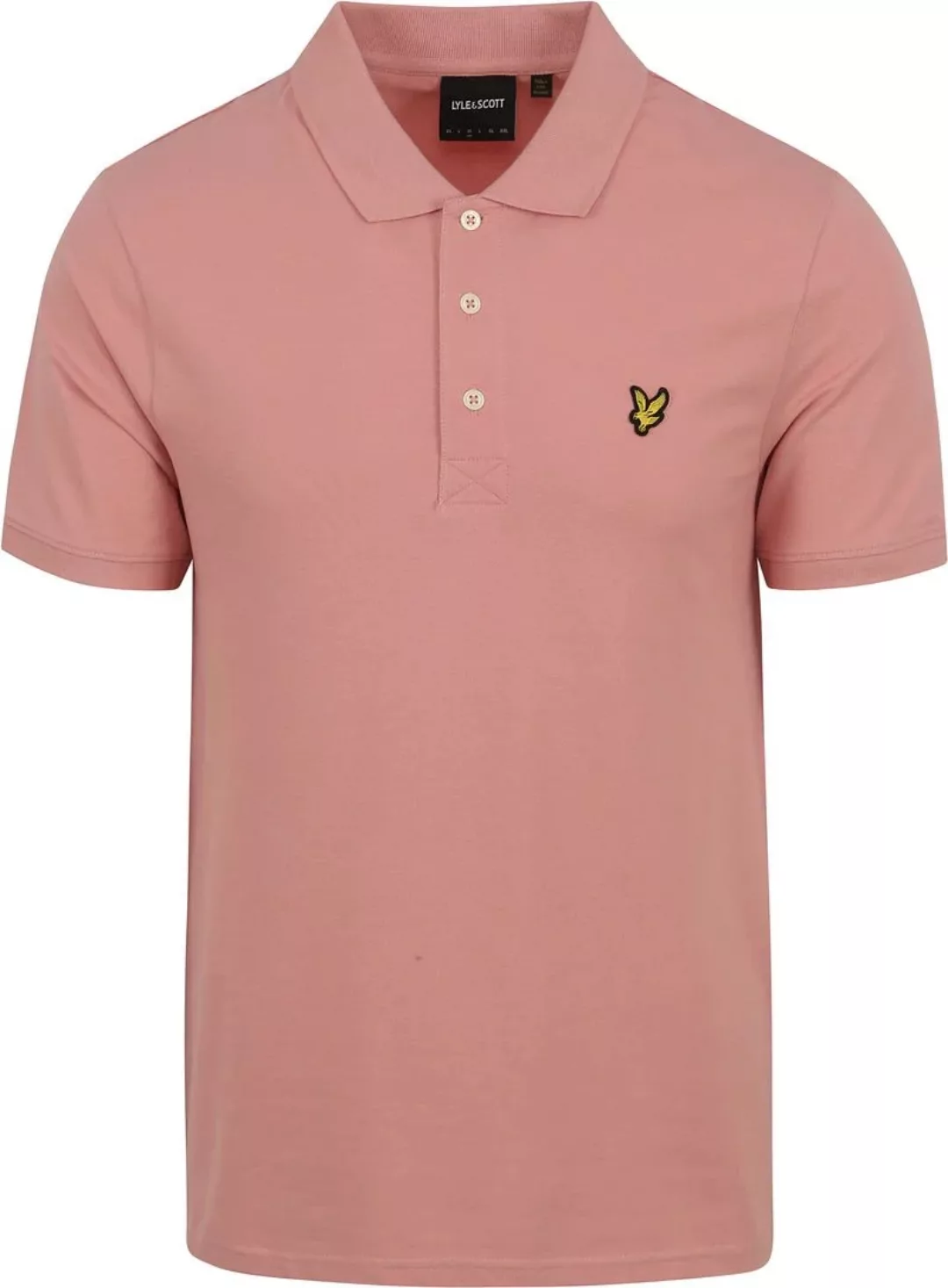 Lyle und Scott Polo Plain Rosa - Größe XXL günstig online kaufen