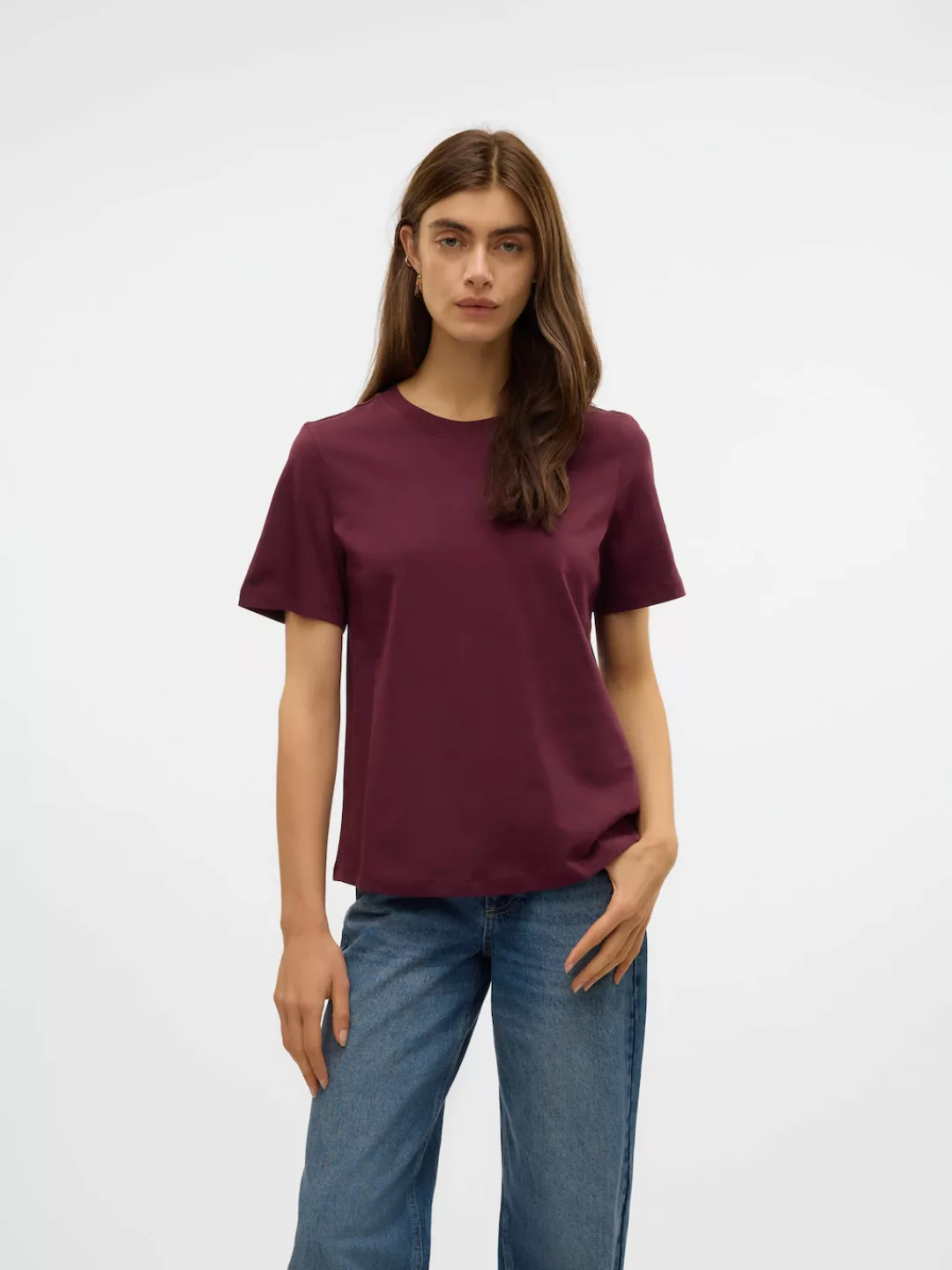 Vero Moda Kurzarmshirt VMPAULINA SS T-SHIRT GA JRS NOOS günstig online kaufen