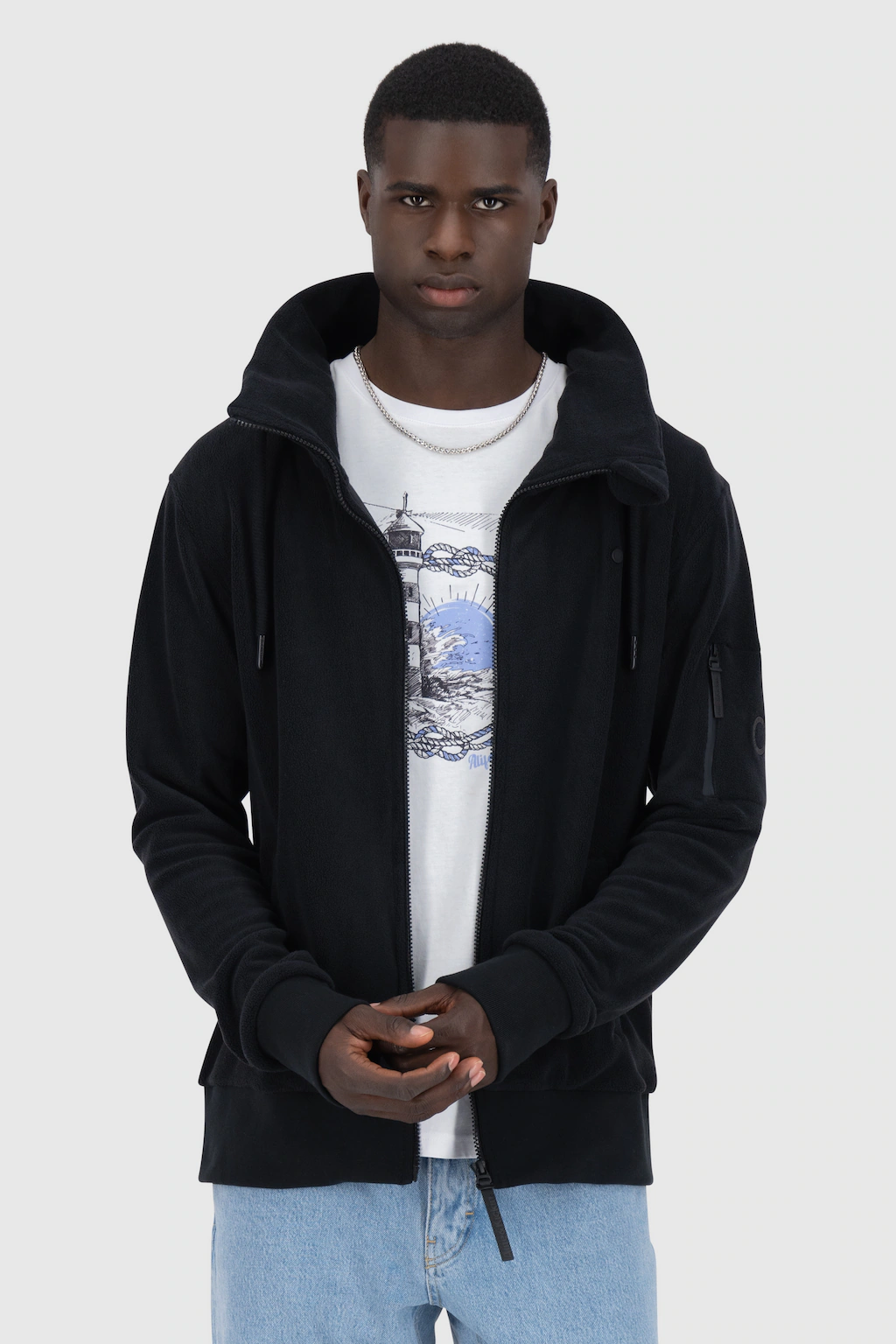 Alife & Kickin Kapuzensweatjacke "EliasAK F Fleece Jacket Herren Fleecejack günstig online kaufen