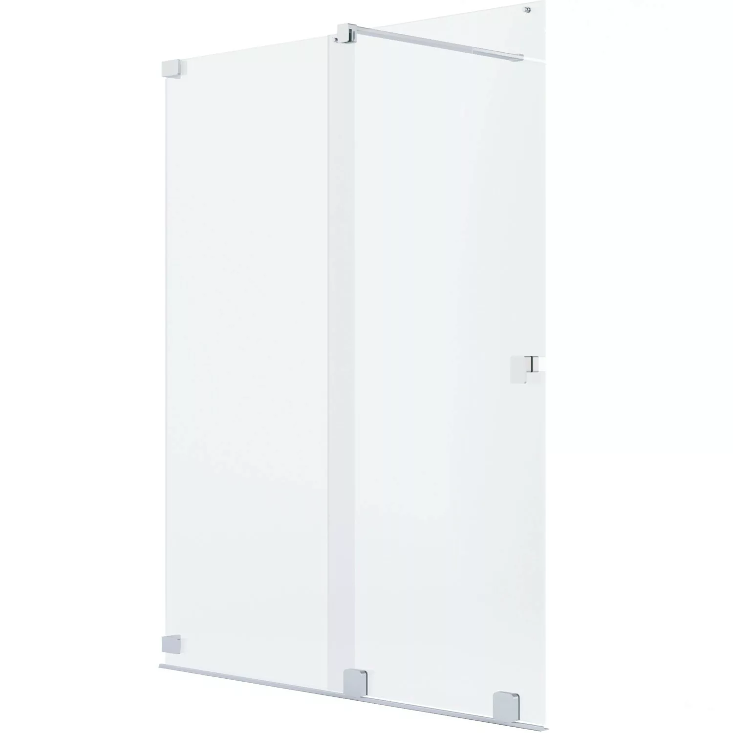 Schöner Wohnen Dusch-Schiebetür Walk-In Silbermatt 140 cm x 200 cm DIN L günstig online kaufen