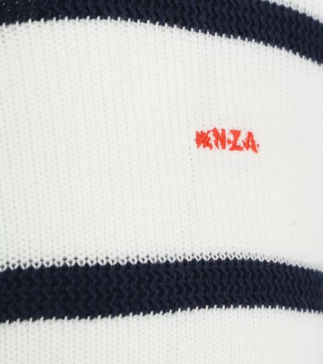 NZA Pullover Jumbuck Weiß gestreift - Größe XXL günstig online kaufen