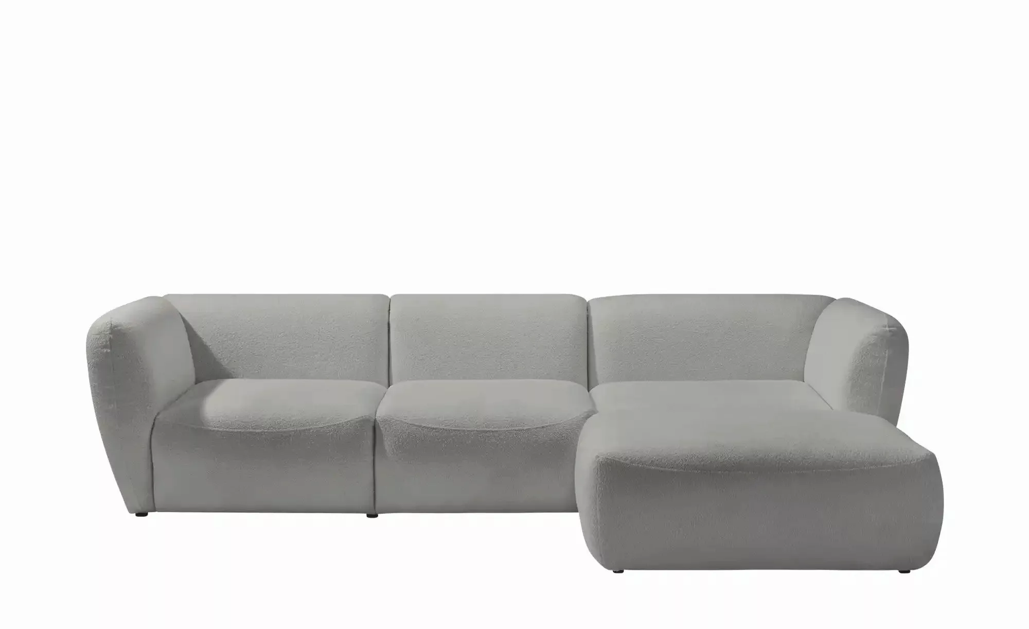 switch Ecksofa in Bouclé Candelo ¦ grau ¦ Maße (cm): B: 306 H: 75 T: 172 Po günstig online kaufen