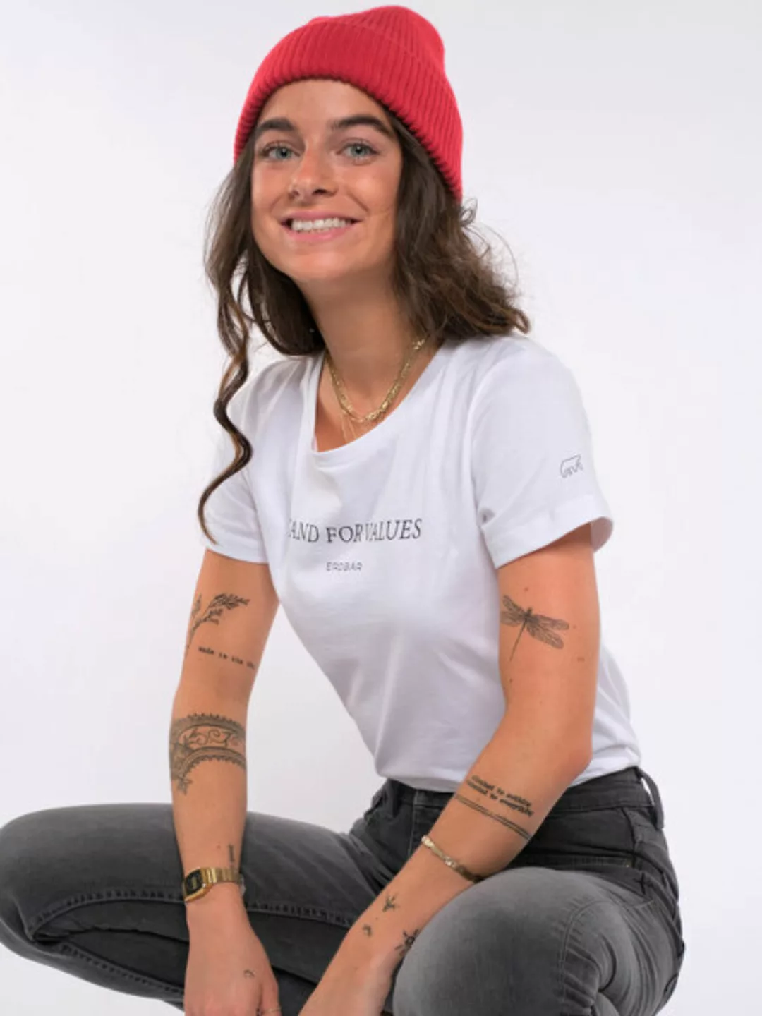 Damen T-shirt - Stand For Values günstig online kaufen