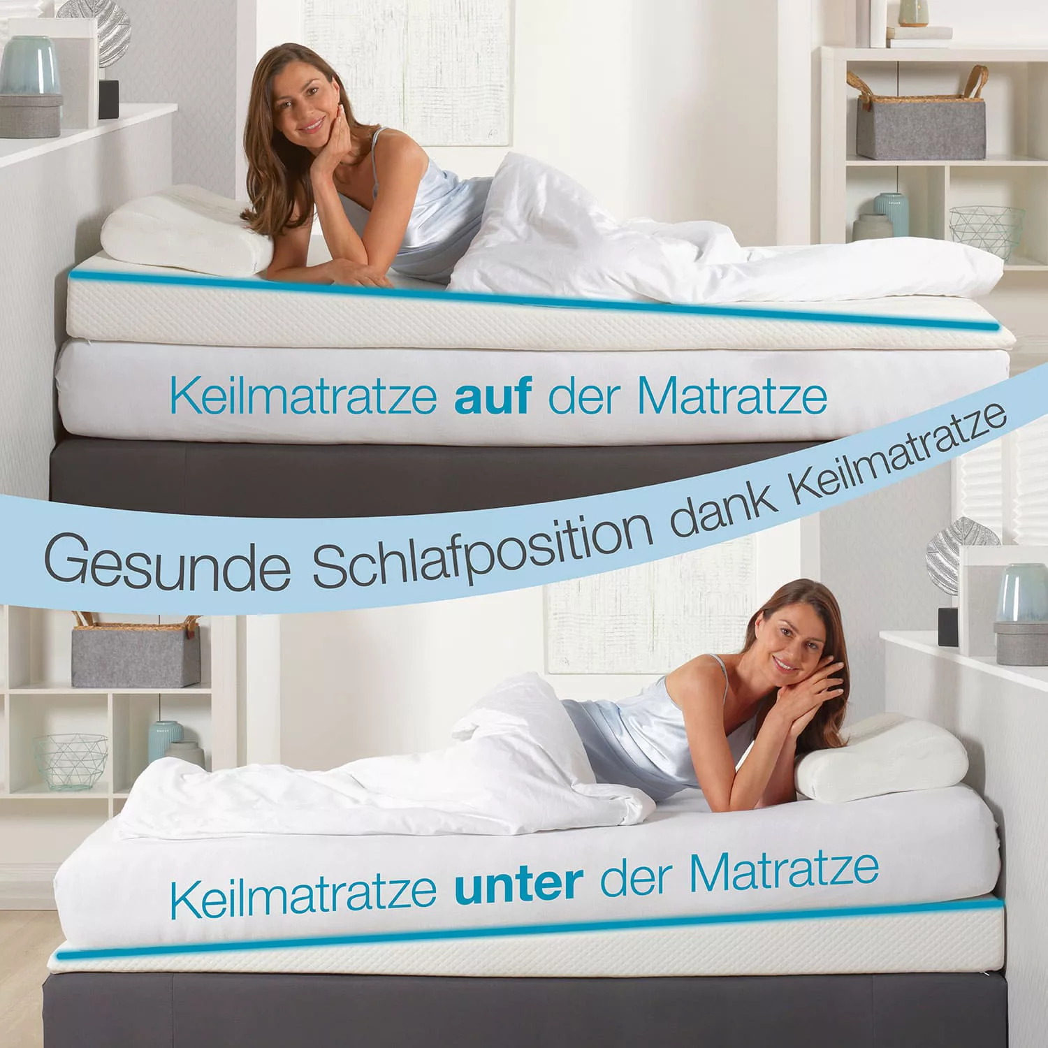 Bestschlaf Keilmatratze »Gelschaum«, 90x200 cm günstig online kaufen