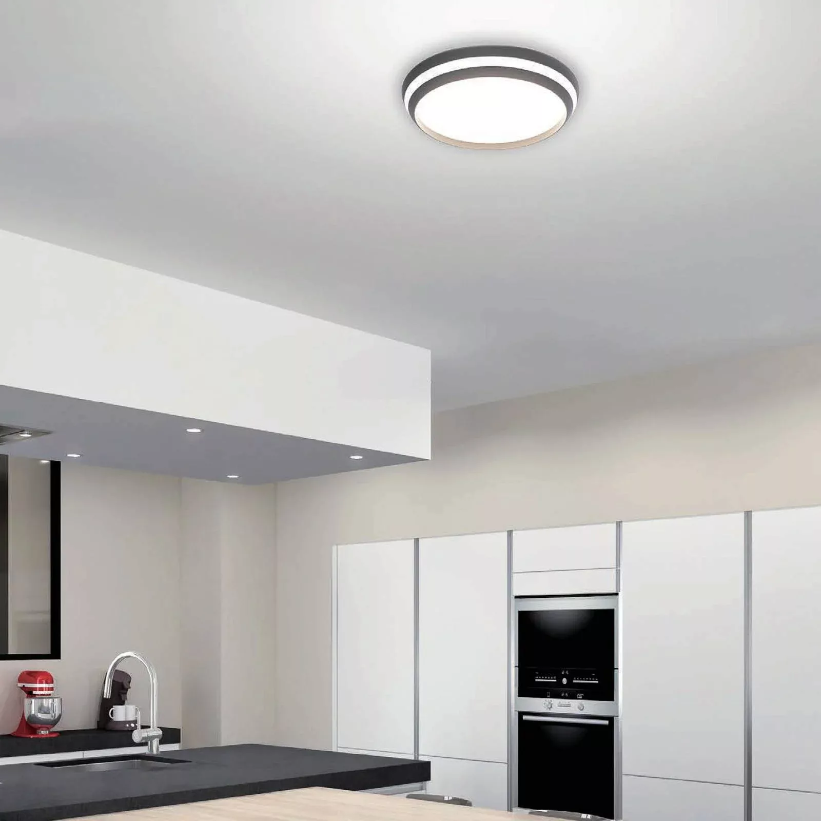 LED-Deckenlampe Cepa, RGBW und CCT, weiß, Ø 35 cm günstig online kaufen