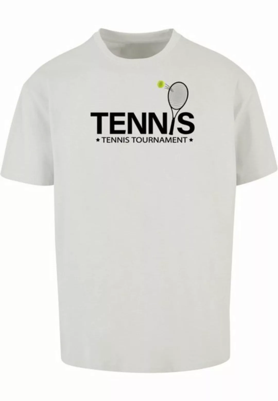 Merchcode T-Shirt Merchcode Herren Tennis Racket Heavy Oversized Tee (1-tlg günstig online kaufen