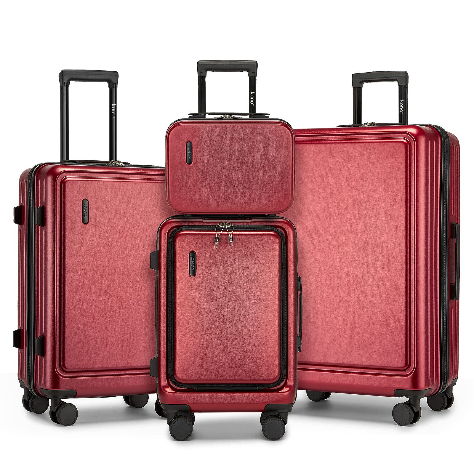 KONO Business-Koffer Kabinengepäck-Trolley aus Hartschalenmaterial (ABS+PC) günstig online kaufen