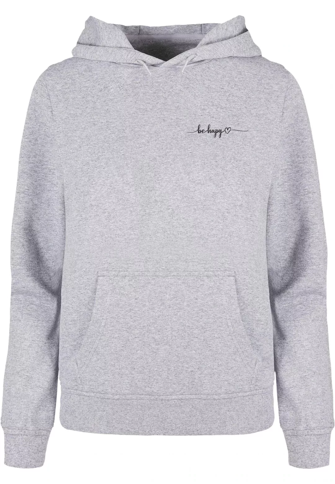 Merchcode Kapuzenpullover "Merchcode Damen Ladies Be Happy Basic Hoody", (1 günstig online kaufen