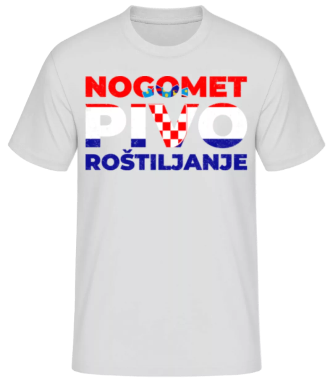 Nogomet Pivo Roštiljanje · Männer Basic T-Shirt günstig online kaufen