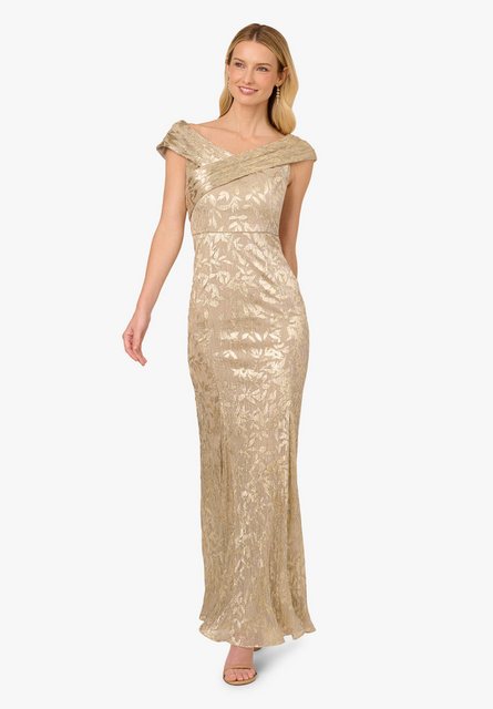 Adrianna Papell Abendkleid Foil Leaf Mermaid Gown Abend, Formell, Anlass, M günstig online kaufen