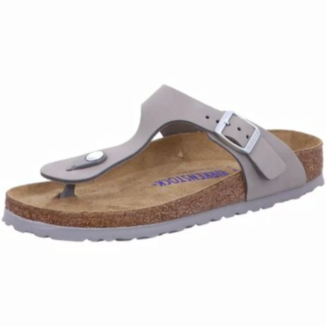 Birkenstock  Clogs Pantoletten Gizeh 1024138 dove grey nubuk leather 102413 günstig online kaufen