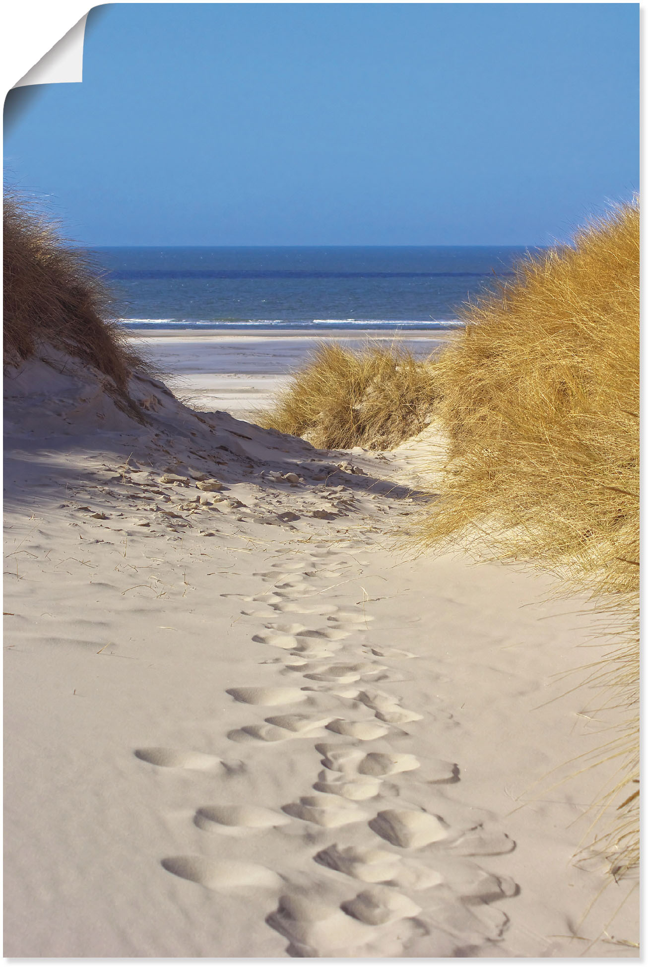 Artland Poster "Weg zum Strand II", Strand, (1 St.) günstig online kaufen