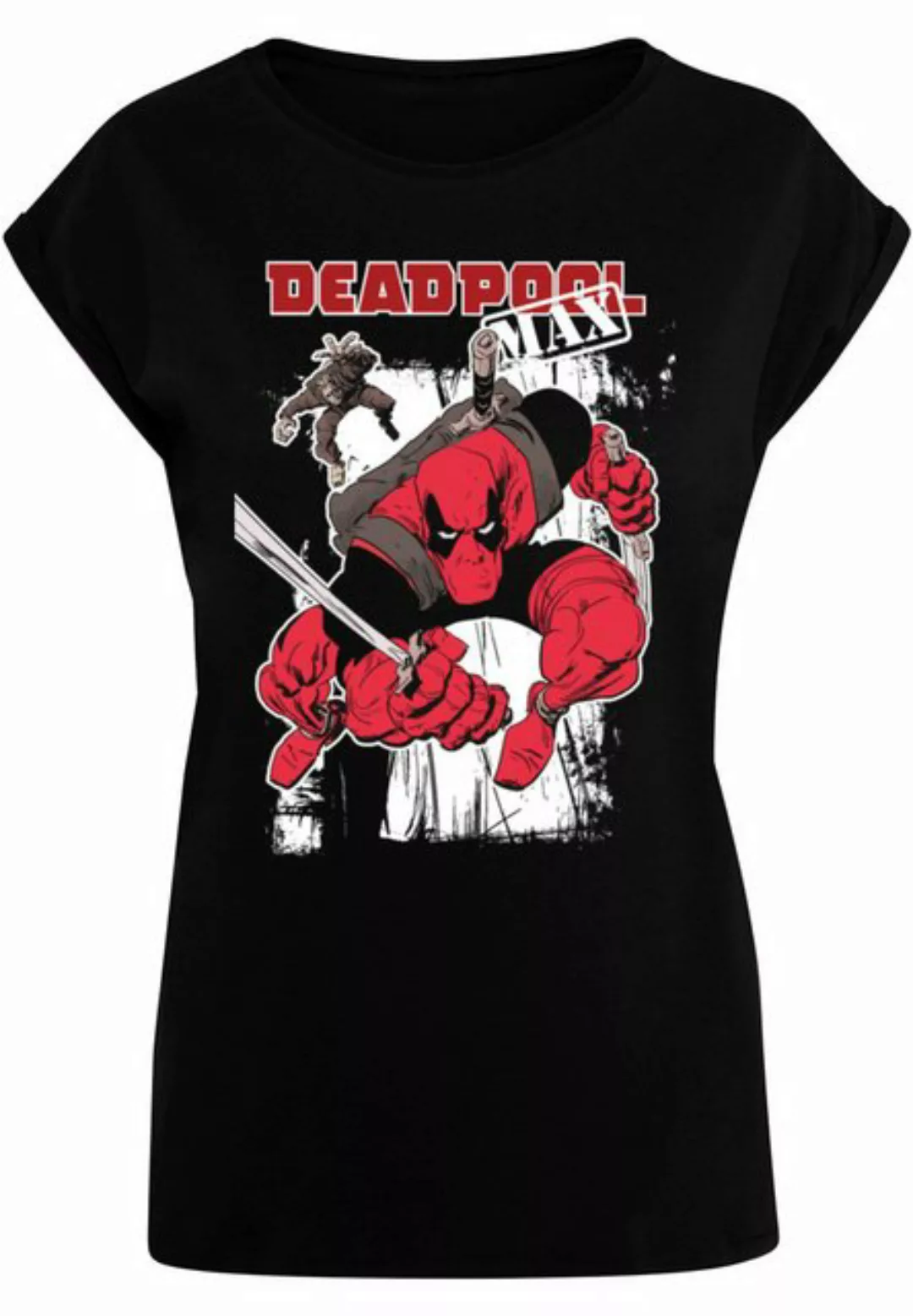 ABSOLUTE CULT T-Shirt ABSOLUTE CULT Damen Ladies Deadpool - Max T-Shirt (1- günstig online kaufen