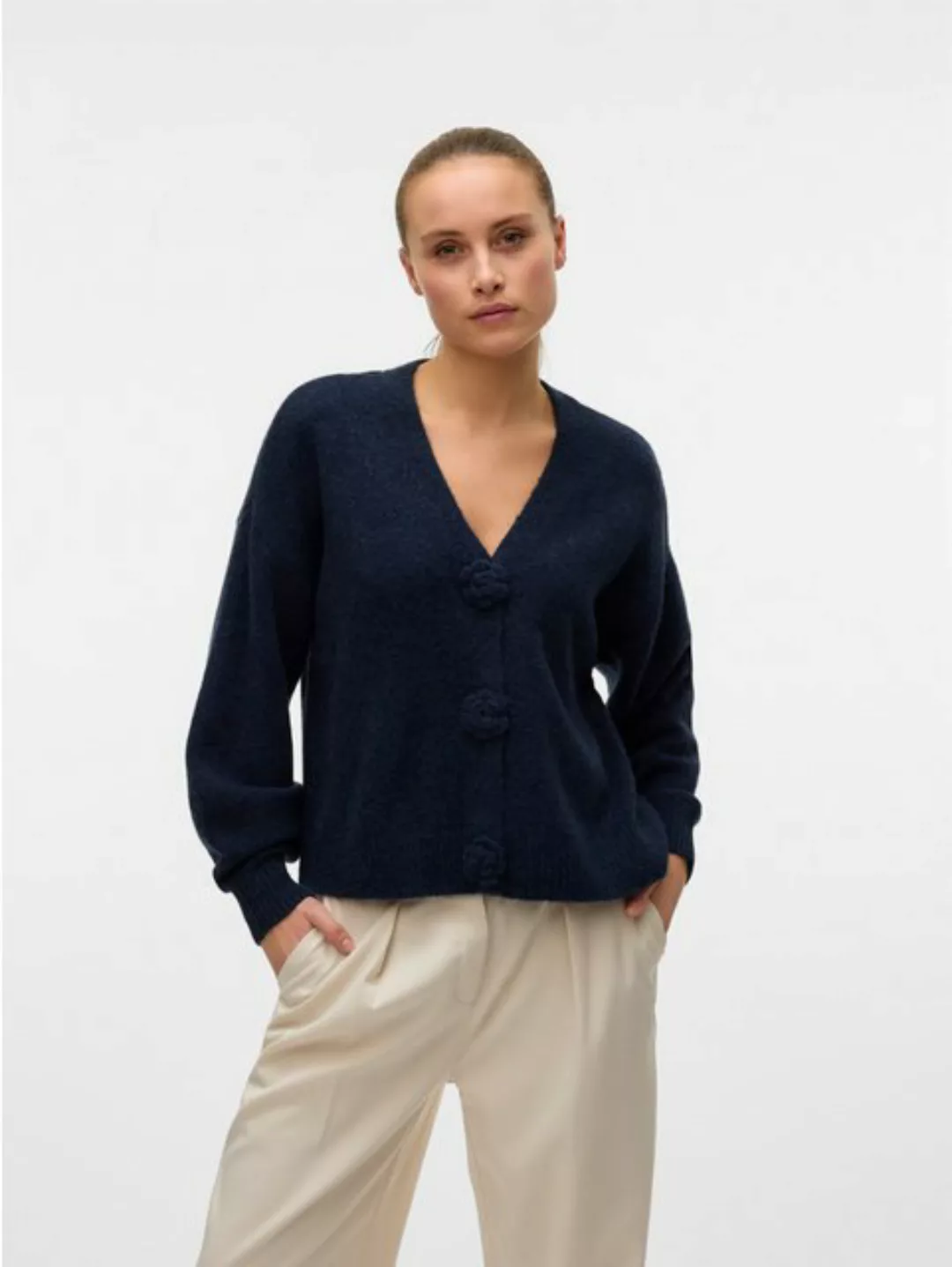 Vero Moda Strickjacke VMCECILY LS V-NECK CARDIGAN GA günstig online kaufen