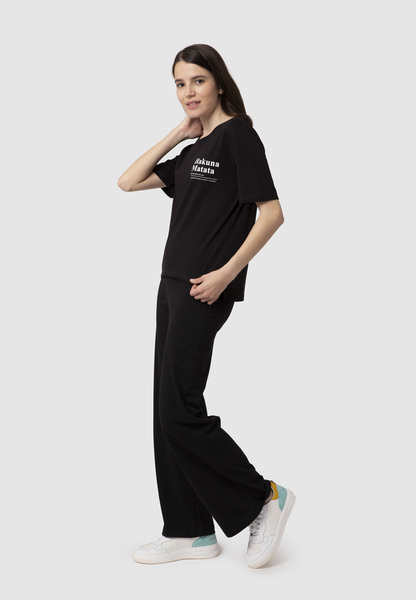 Mary T-shirt Aus Modal Buchenfaser & Bio-baumwolle Mit Druck "Hakuna Matata günstig online kaufen