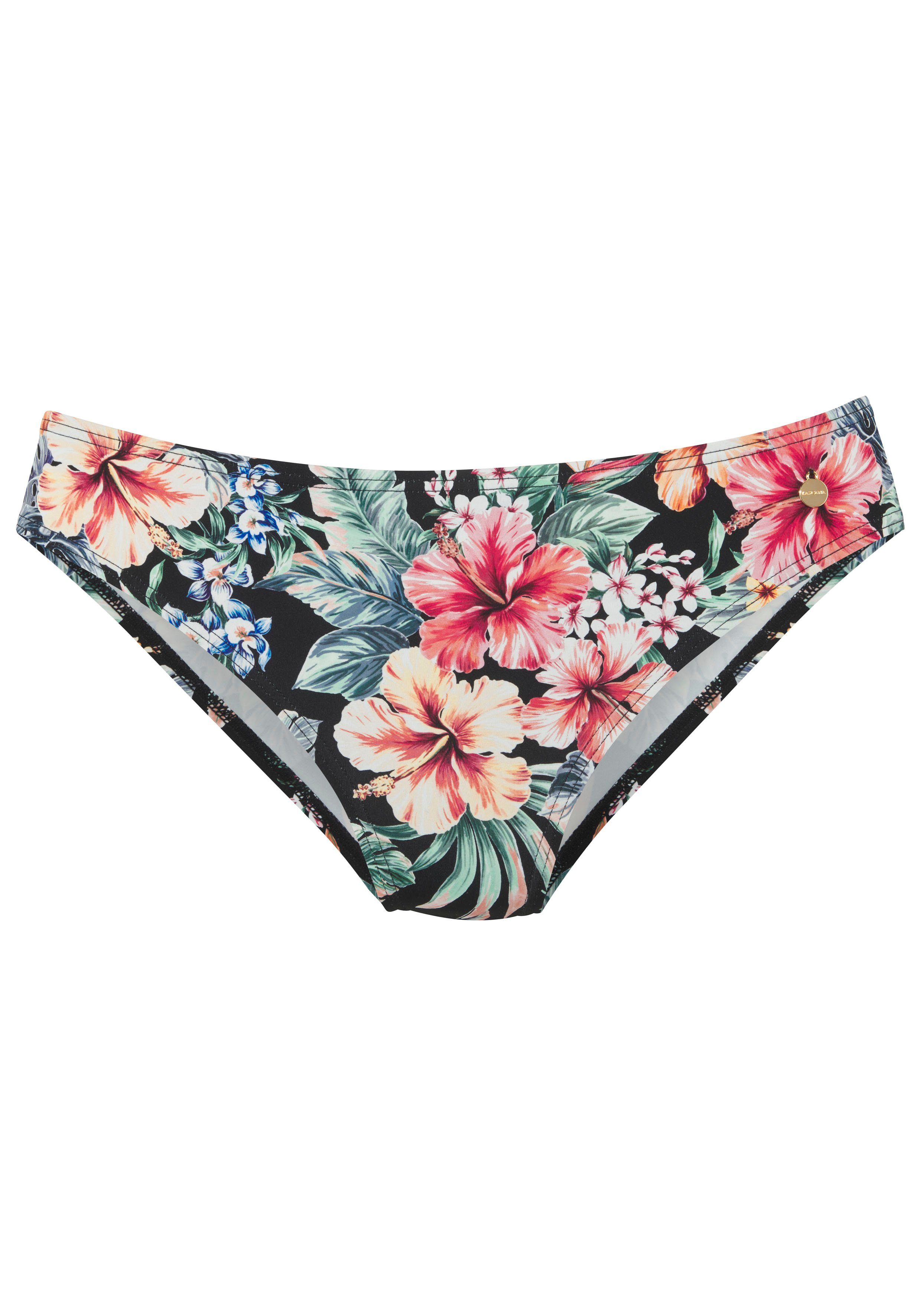 LASCANA Bustier-Bikini-Top Salsa, mit tollem Blumenprint günstig online kaufen