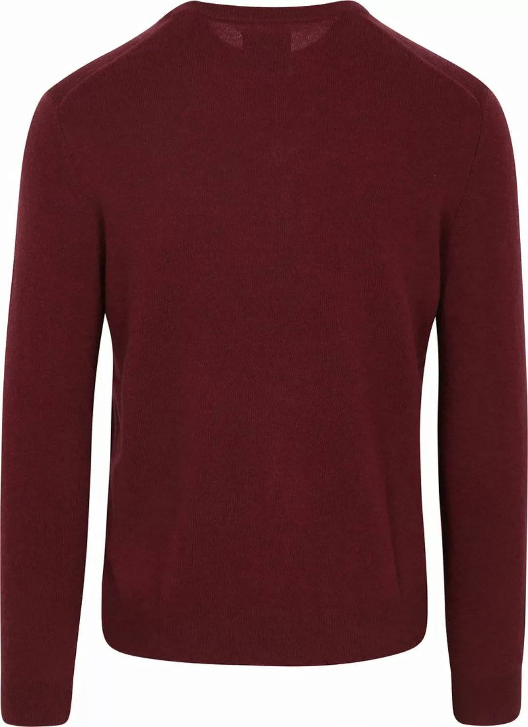 Gant Pullover V-Ausschnitt Wool Blend Bordeaux - Größe XL günstig online kaufen