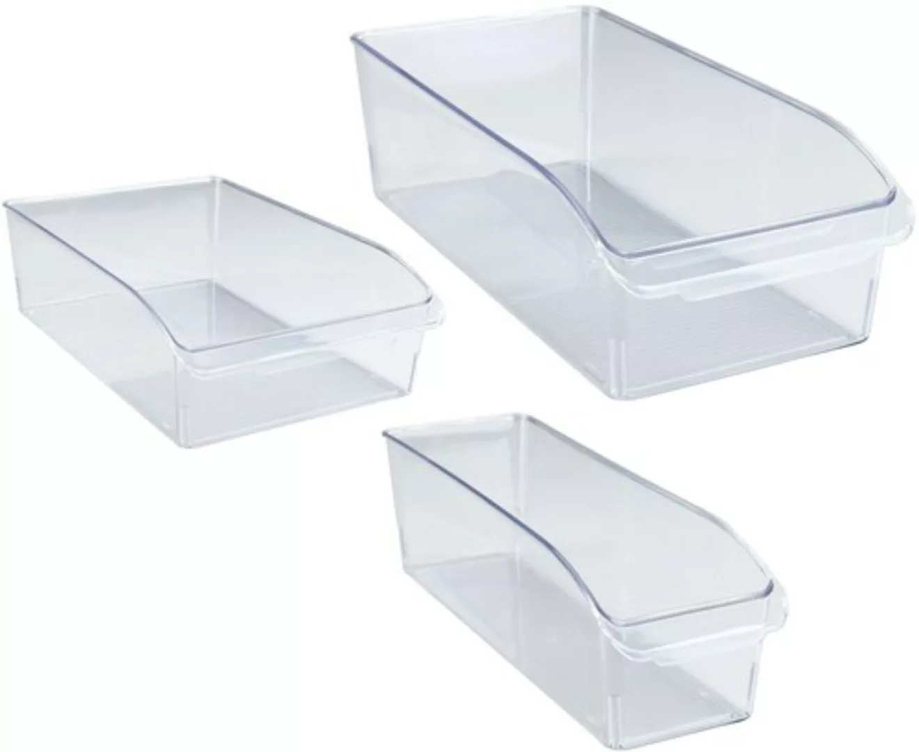 WENKO Aufbewahrungssystem »Schrank-Organizer«, (Set, 3 tlg.), Kühlschrank-O günstig online kaufen