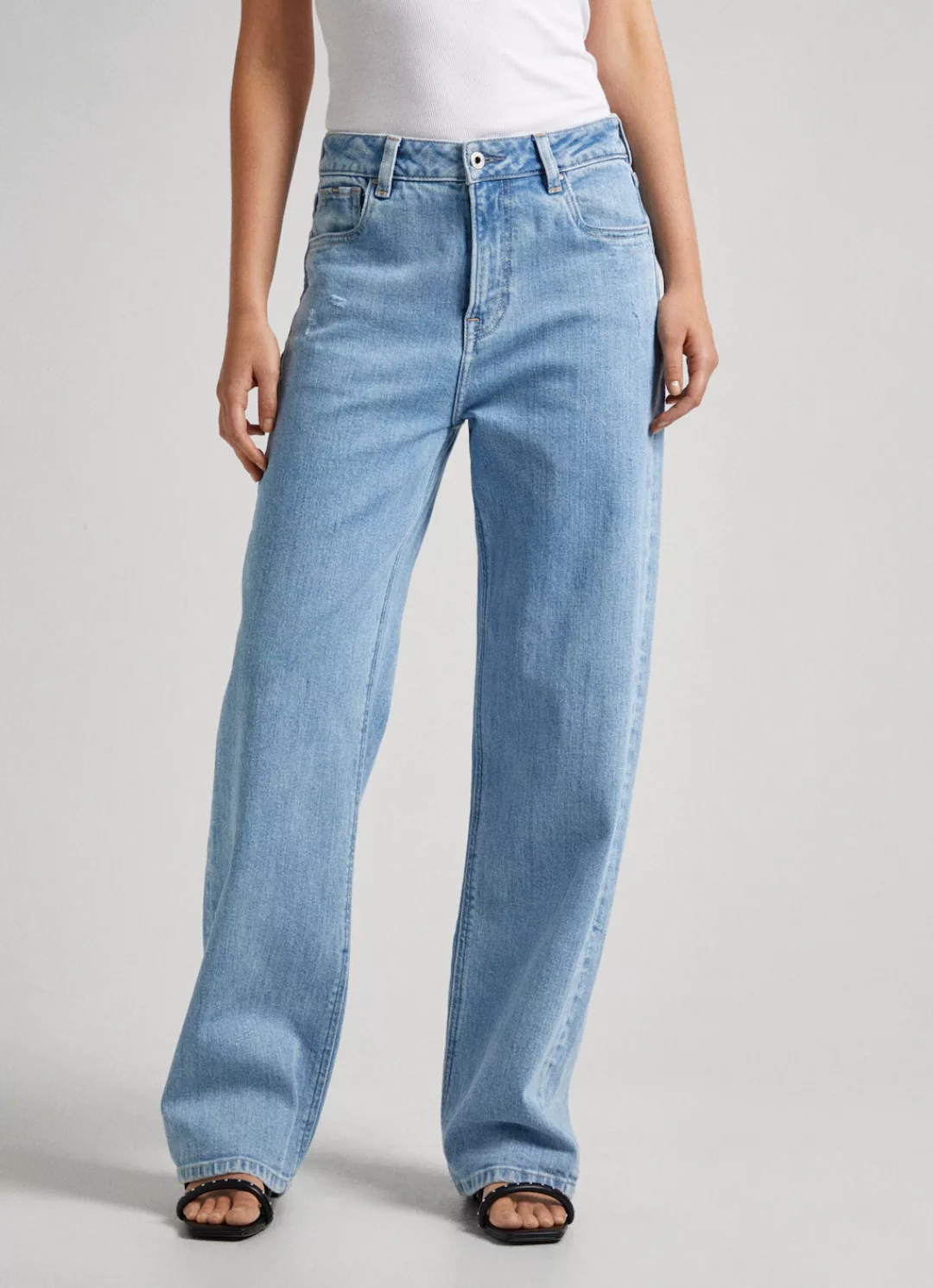 Pepe Jeans Loose-fit-Jeans "LOOSE ST JEANS HW", mit geradem, weitem Bein günstig online kaufen