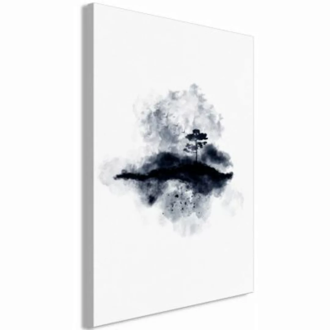 artgeist Wandbild Lone Tree (1 Part) Vertical schwarz/weiß Gr. 40 x 60 günstig online kaufen