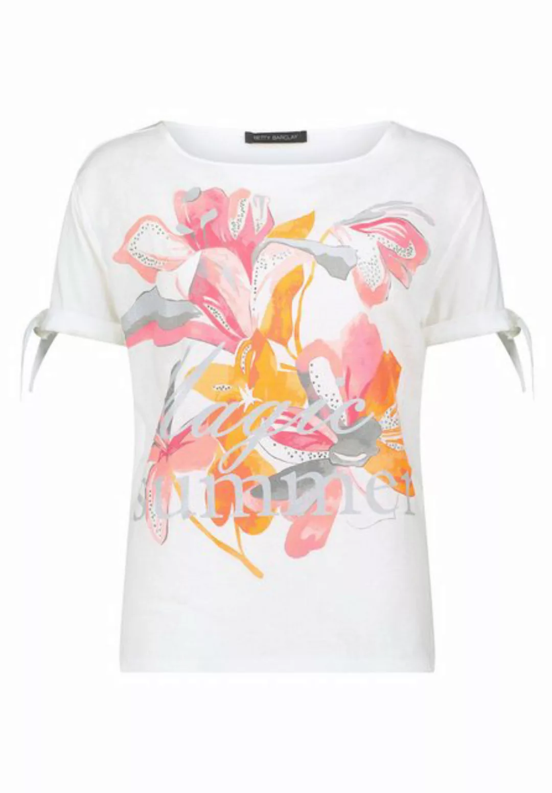 Betty Barclay T-Shirt Shirt Kurz 1/2 Arm, Patch Cream/Rosé günstig online kaufen