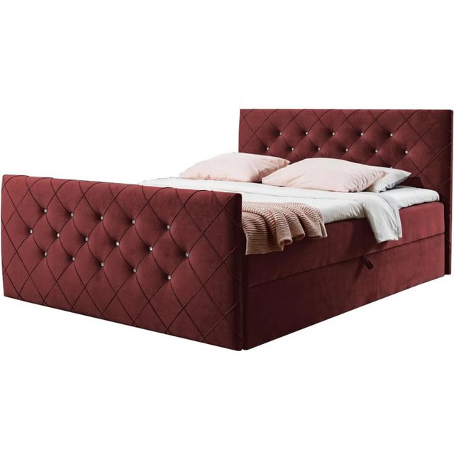 Beautysofa Boxspringbett Mallorca Die Lieferung beinhaltet die Lieferung in günstig online kaufen