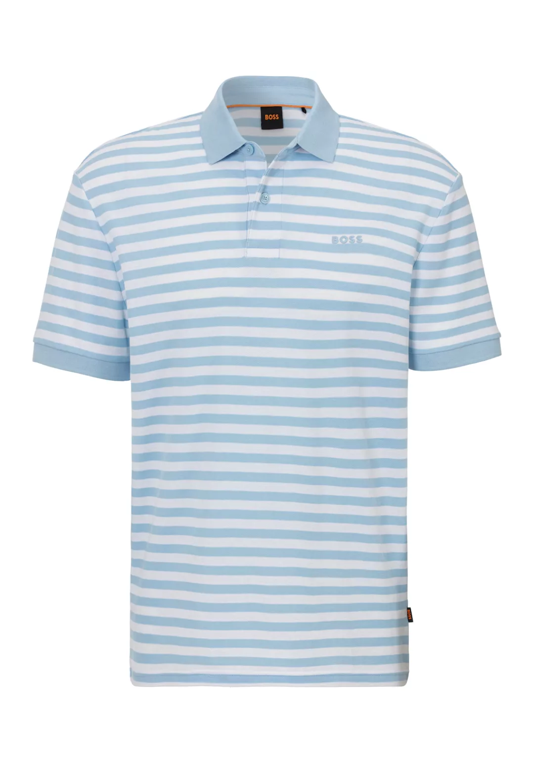 BOSS ORANGE Poloshirt PalesStripe mit Markenlabel günstig online kaufen