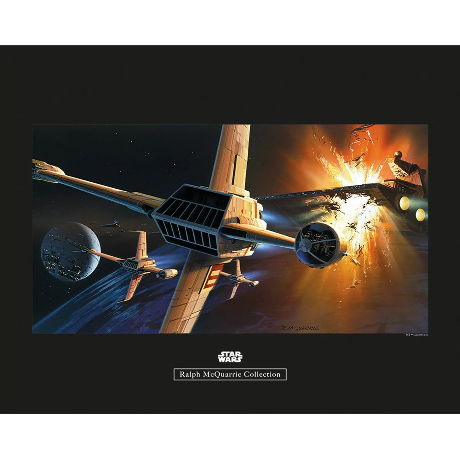 Komar Wandbild Star Wars Orbit War 50 x 40 cm günstig online kaufen