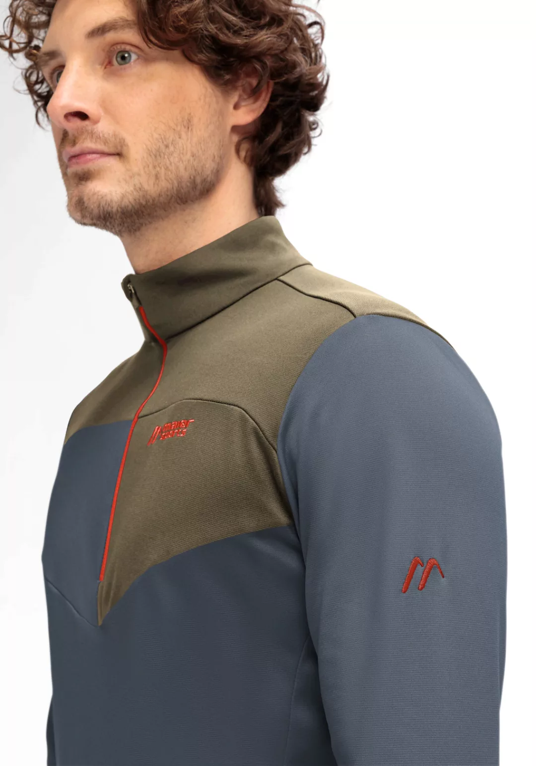 Maier Sports Rollkragenpullover "Felian", Herren Midlayer, pflegeleichtes H günstig online kaufen