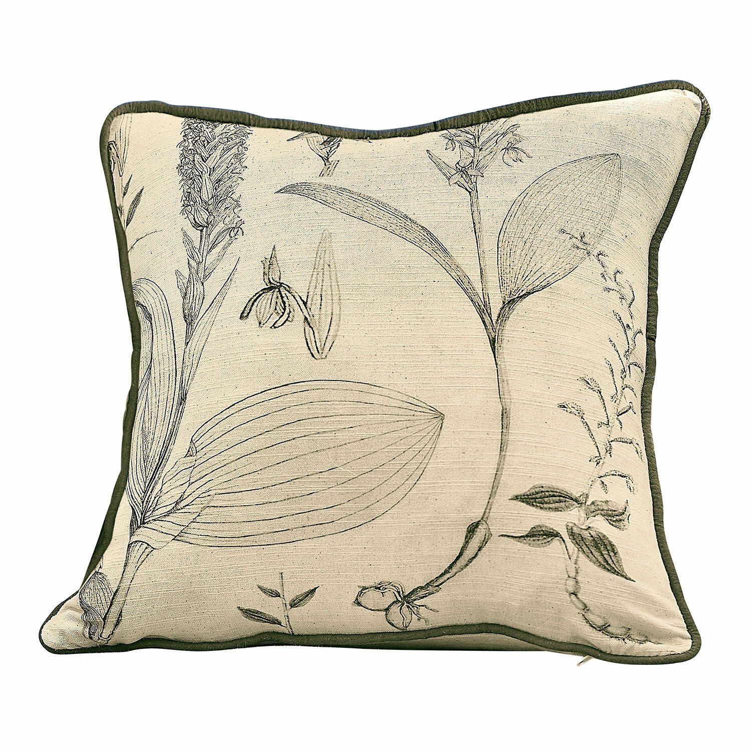 Mirabeau Kissenhülle Kissenhülle Quervil creme/grün günstig online kaufen
