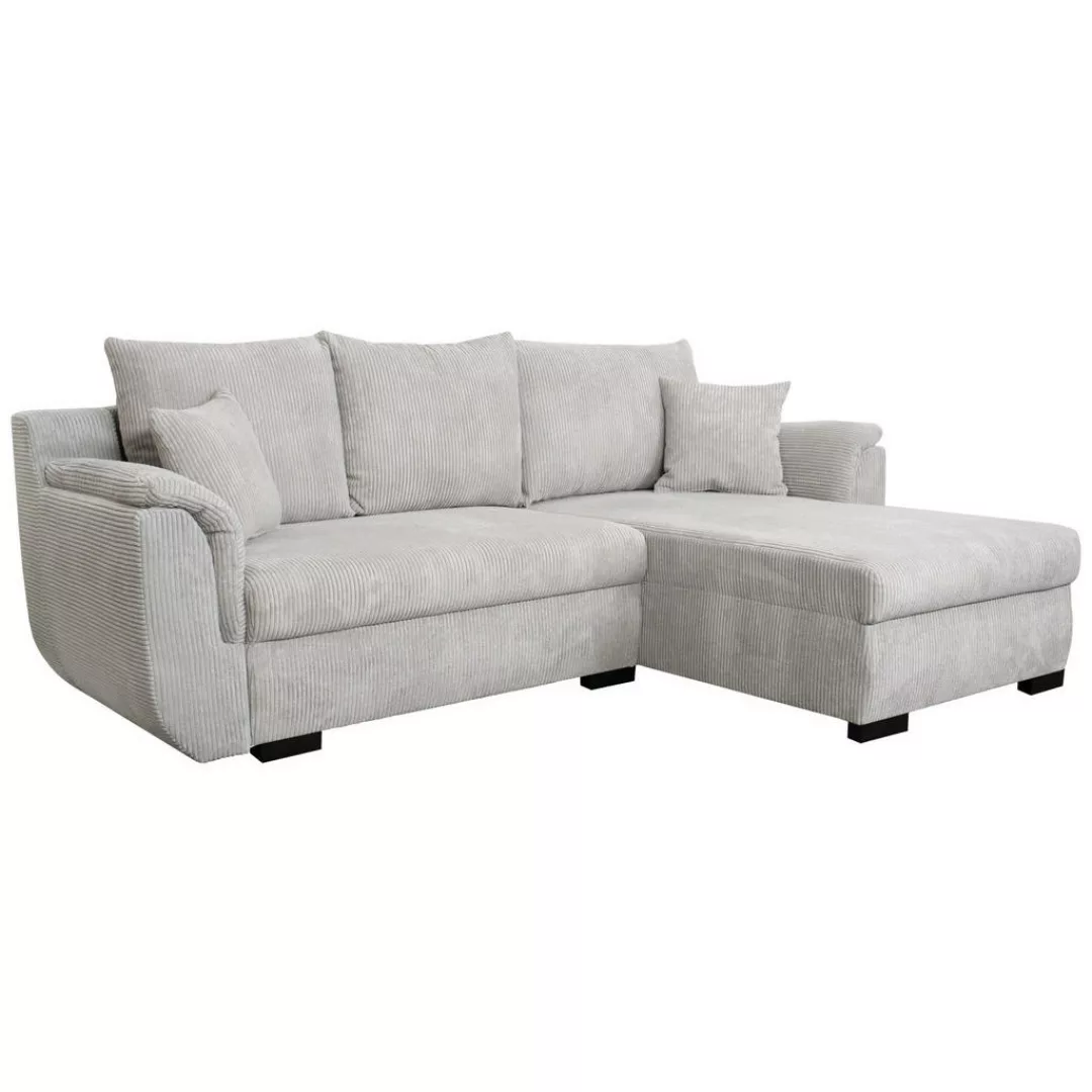 Schlafsofa Lozan schwarz B/H/T/L: ca. 230x49x86x84 cm günstig online kaufen