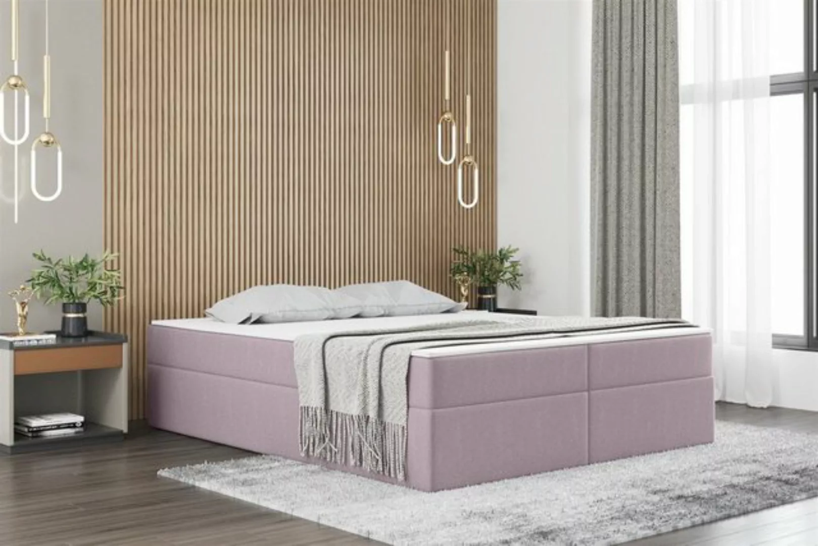 Fun Möbel Boxspringbett Dachschräge-Schlafzimmerbett PRIMA Überlänge in Sto günstig online kaufen