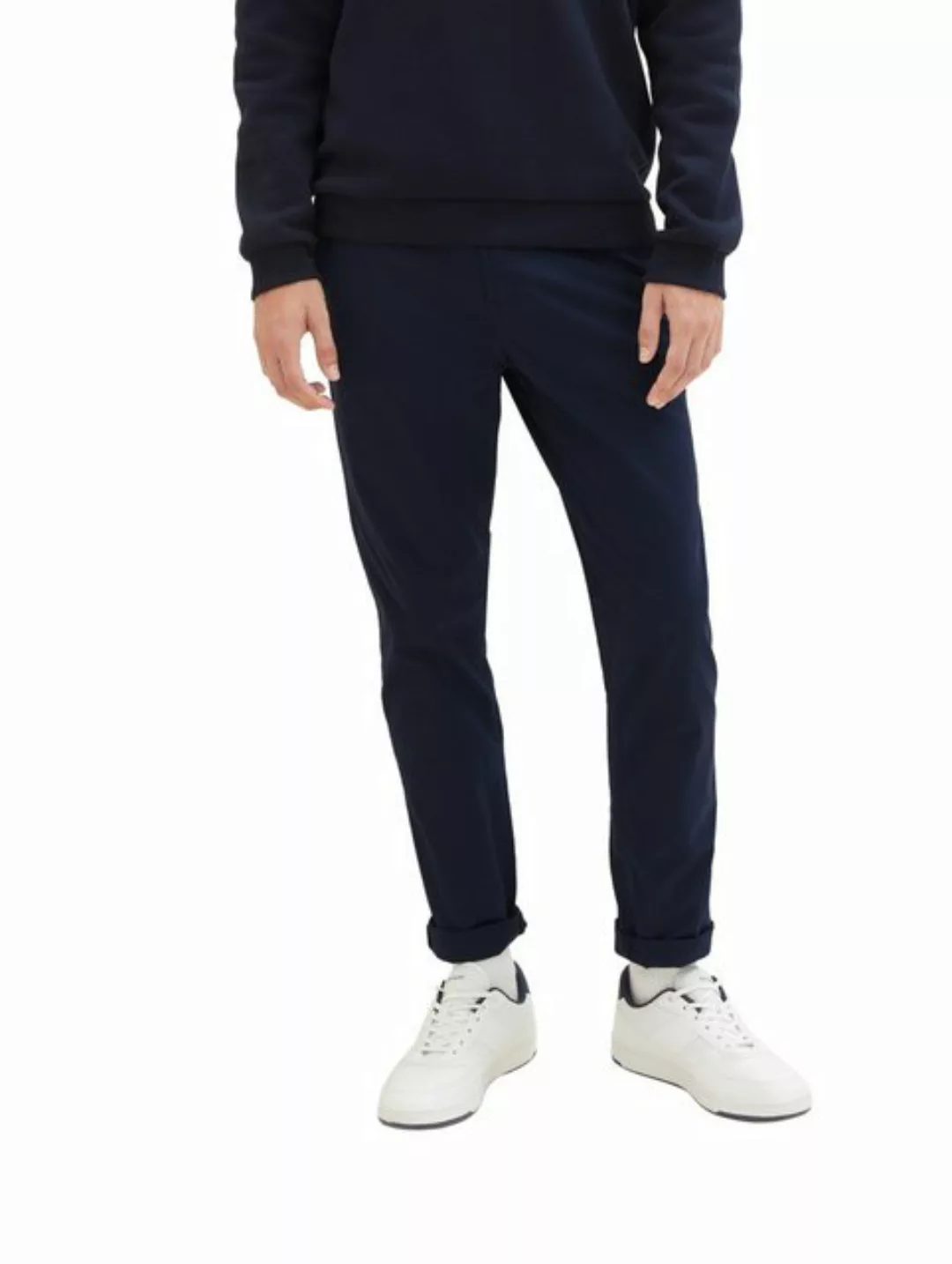 Tom Tailor Denim Herren Chinohose mit Gürtel günstig online kaufen