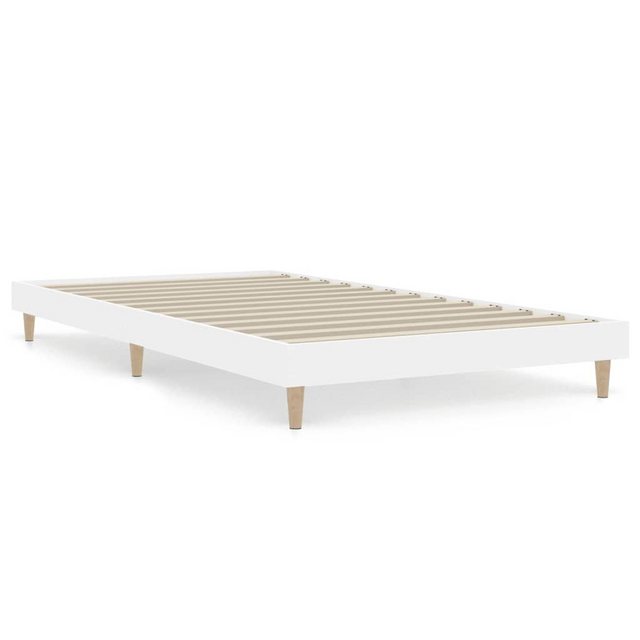 furnicato Bett Bettgestell Weiß 90x190 cm Holzwerkstoff günstig online kaufen