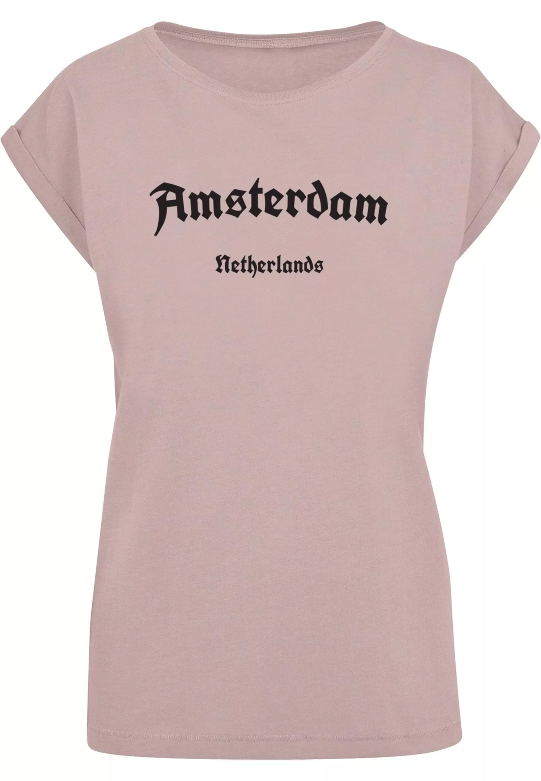 Merchcode T-Shirt "Merchcode Damen Ladies Amsterdam Extended Shoulder Tee" günstig online kaufen