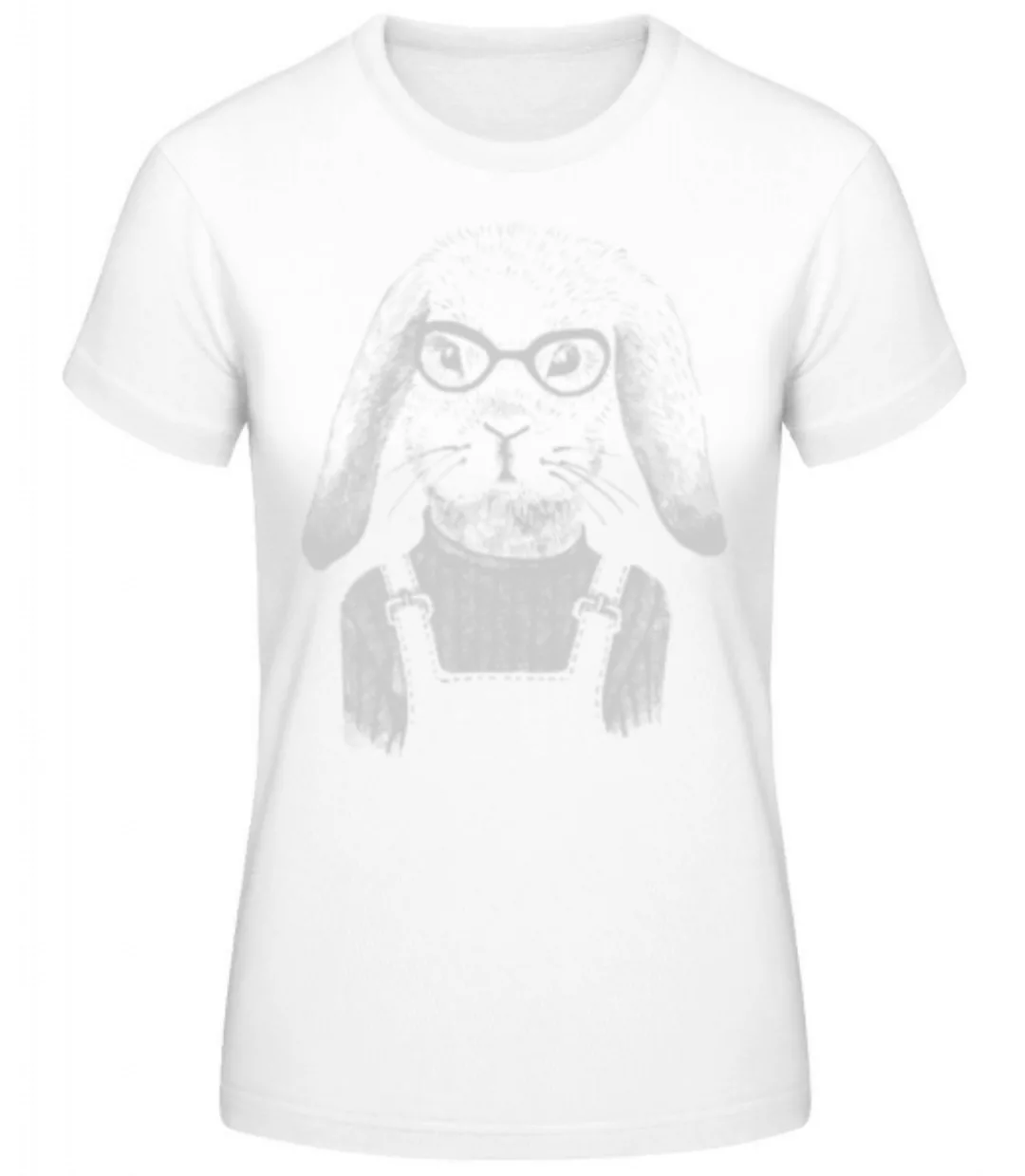 Hipster Hase · Frauen Basic T-Shirt günstig online kaufen