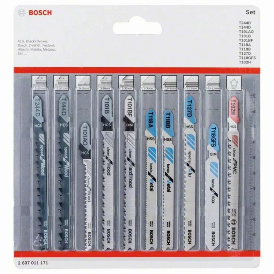BOSCH Stichsägeblatt Stichsägeblatt-Set All in One, günstig online kaufen