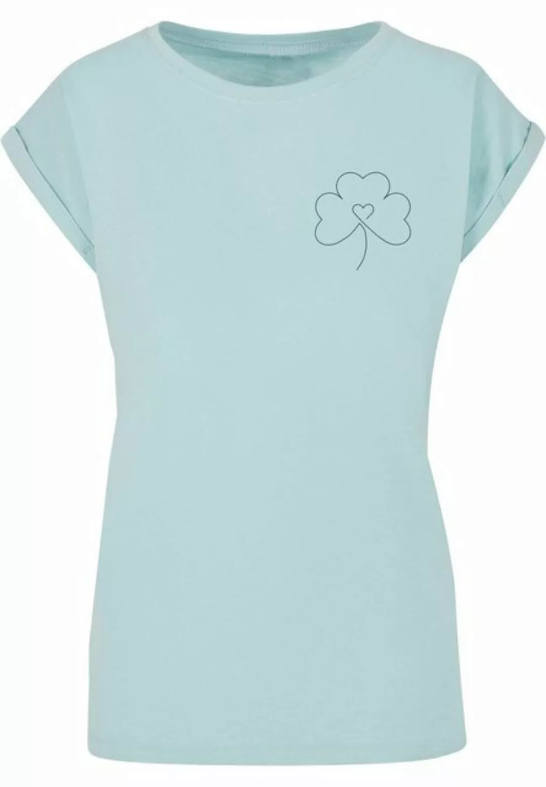 Merchcode T-Shirt Merchcode Damen Ladies Spring - Leaf Clover Flower T-Shir günstig online kaufen