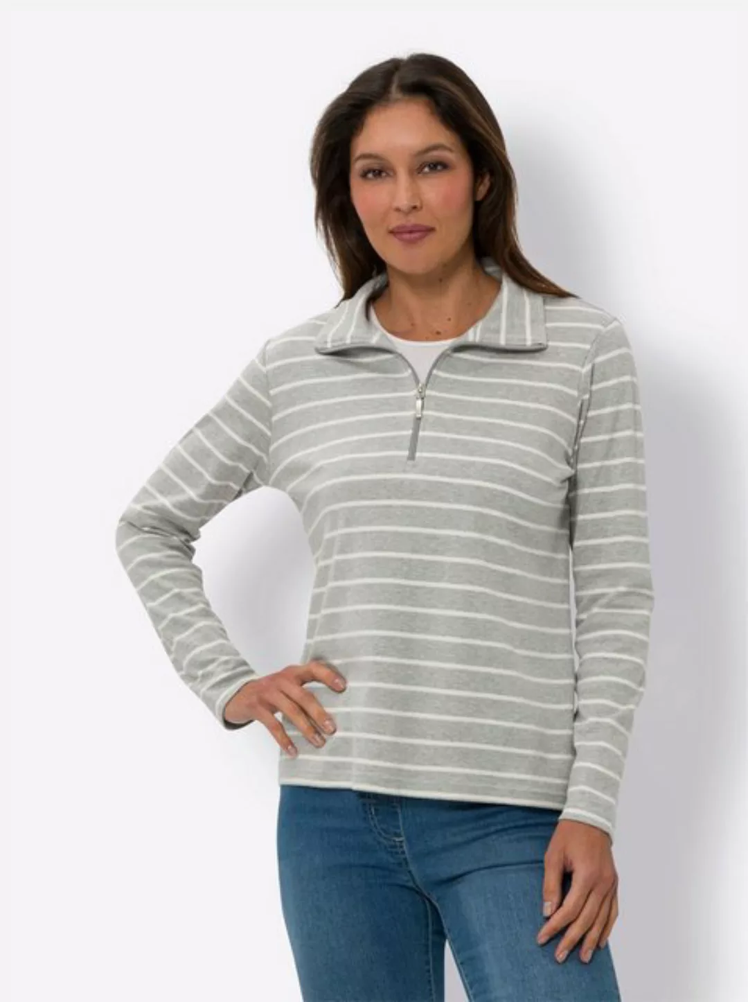 Sieh an! Sweater Sweatjacke günstig online kaufen