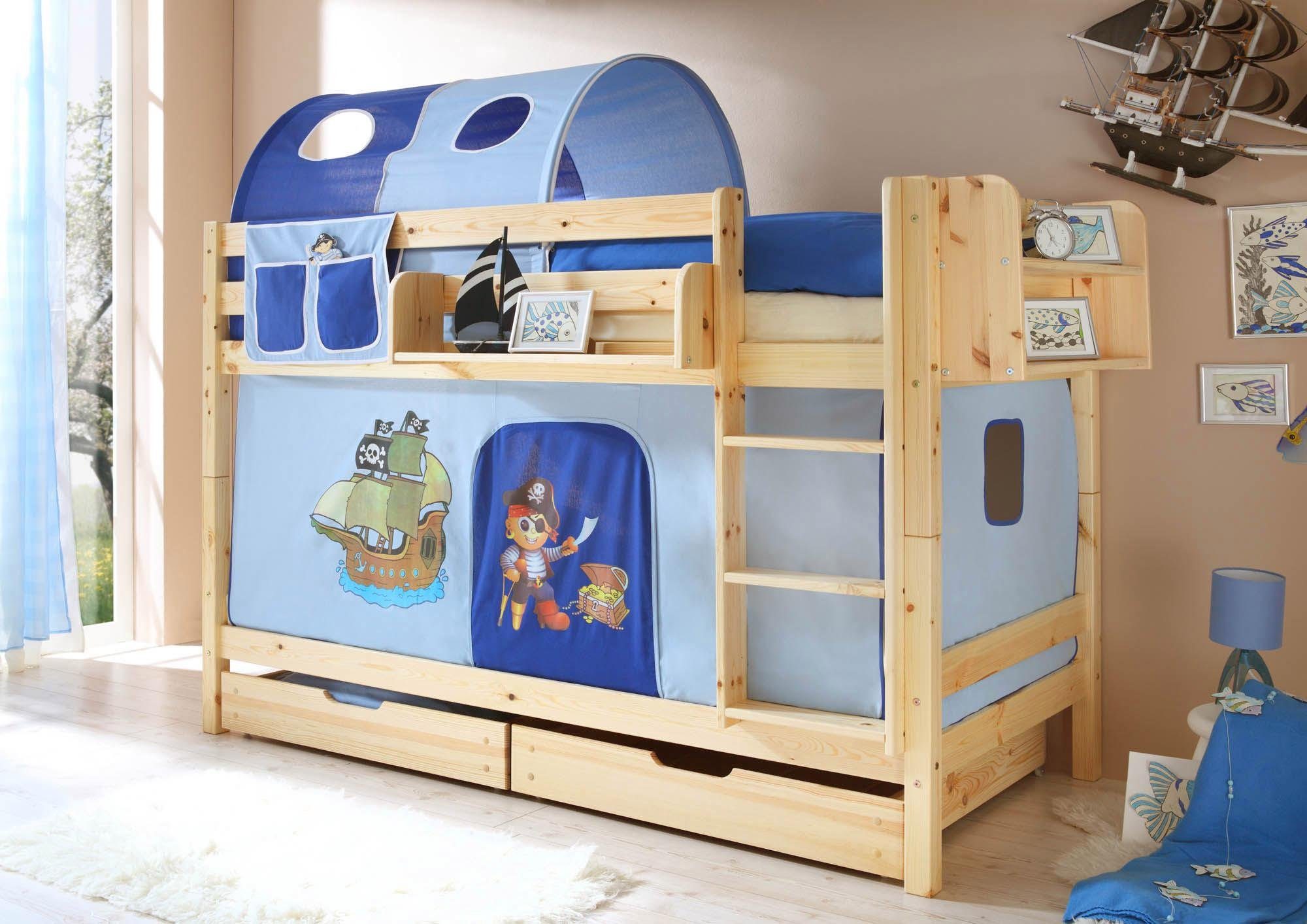 Ticaa Etagenbett "Marcel", mit 2 Rollroste und in verschiedenen Ausführunge günstig online kaufen