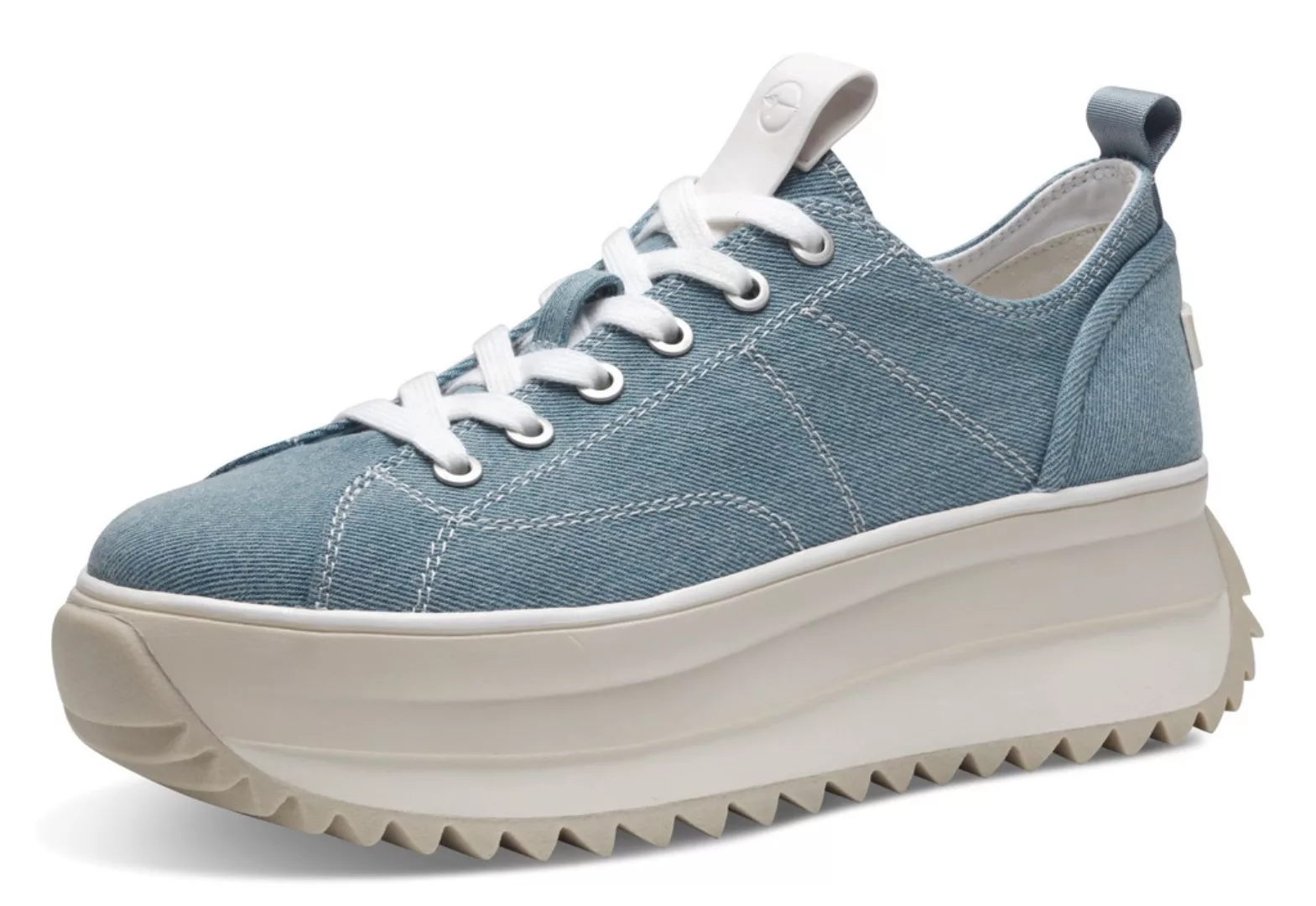 Tamaris Plateausneaker "Milena", Freizeitschuh, Halbschuh, Schnürschuh mit günstig online kaufen