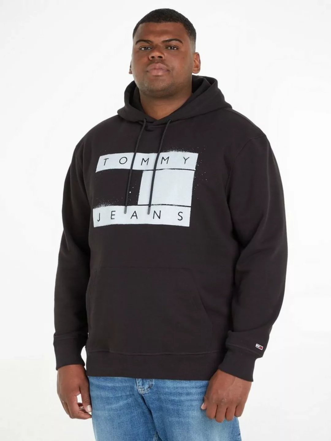 Tommy Jeans Plus Hoodie TJM PLUS RLX FLAG SPRAY HOODIE günstig online kaufen