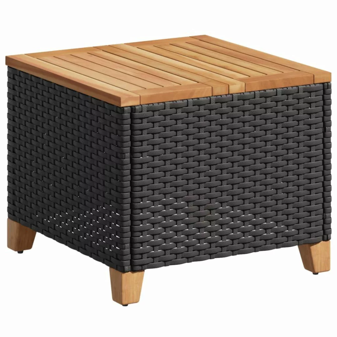 vidaXL Gartentisch Gartentisch Schwarz 45x45x37 cm günstig online kaufen