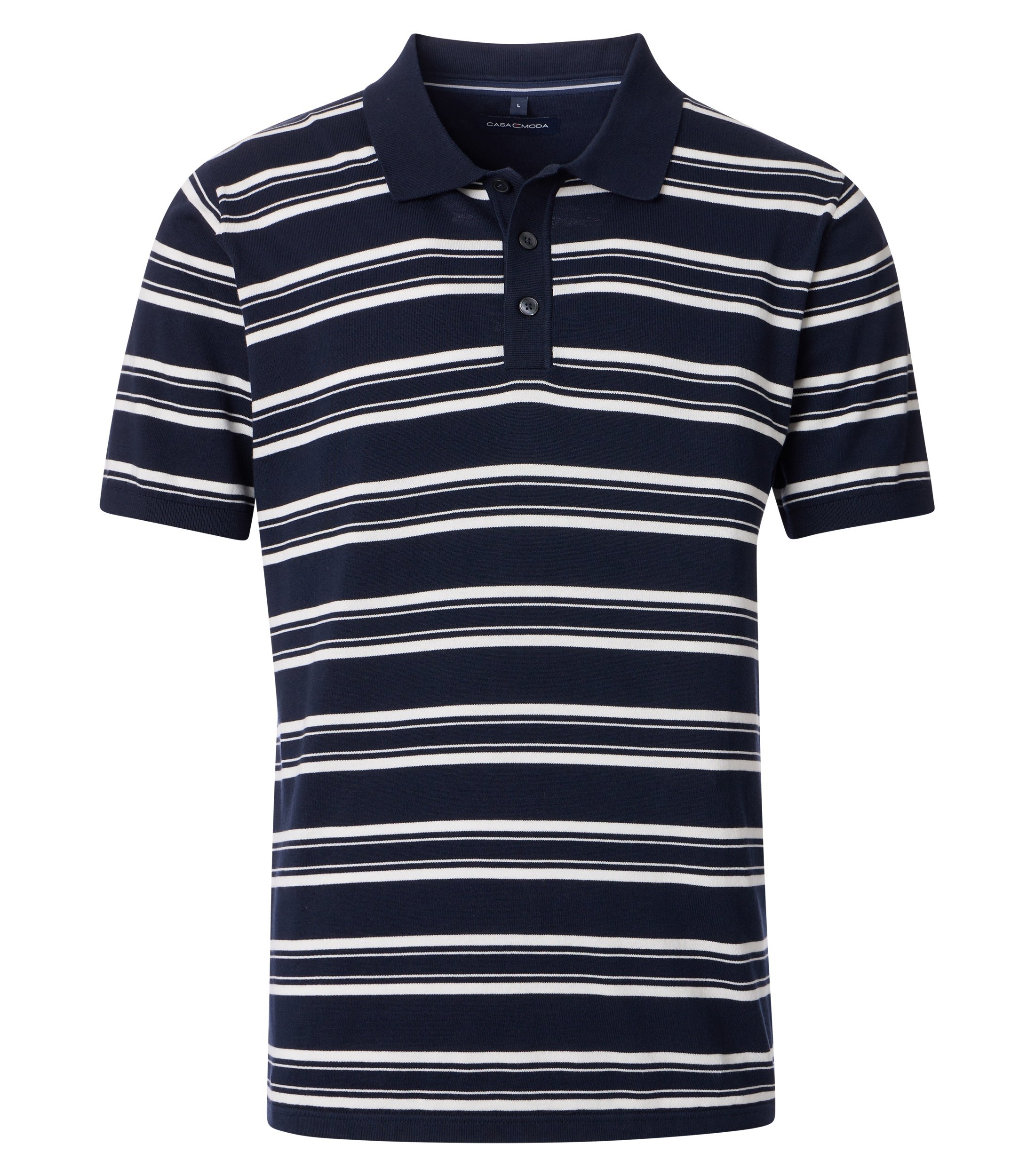 CASAMODA Poloshirt "CASAMODA Polo-Shirt Print" günstig online kaufen