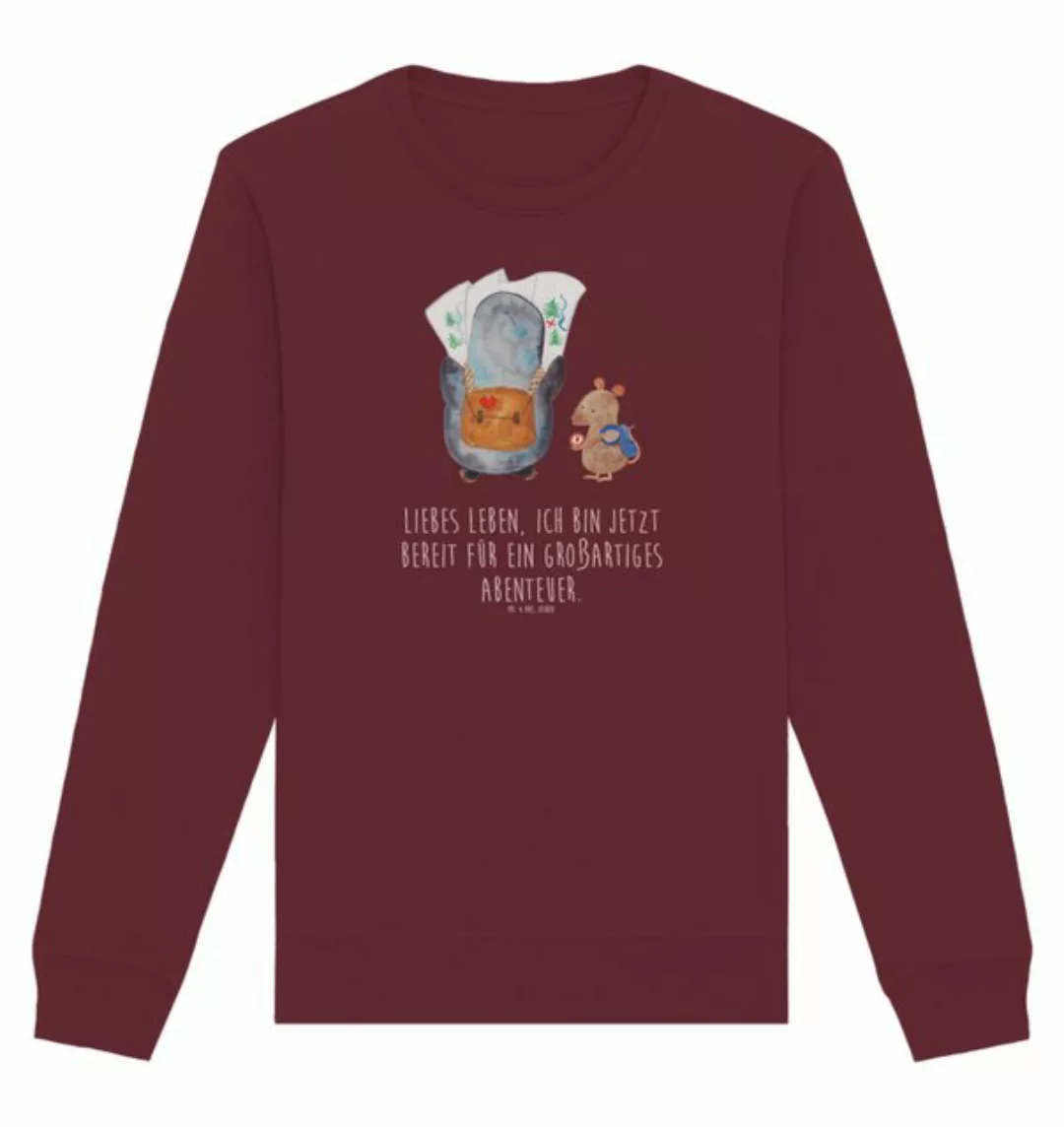 Mr. & Mrs. Panda Longpullover Pinguin & Maus Wanderer Größe XXL - Burgundy günstig online kaufen