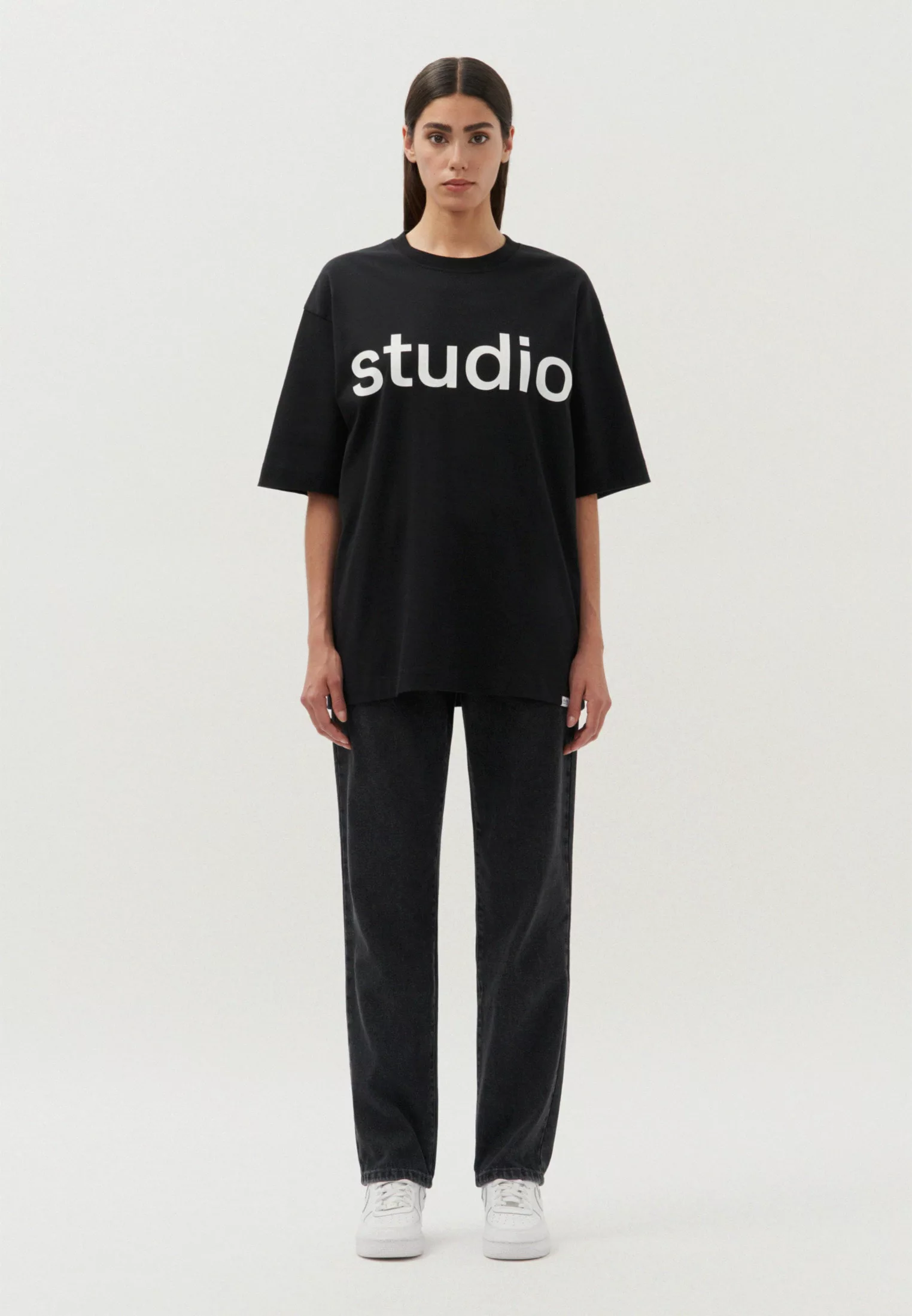 studio seidensticker T-Shirt "Studio", Kurzarm Rundhals Uni günstig online kaufen