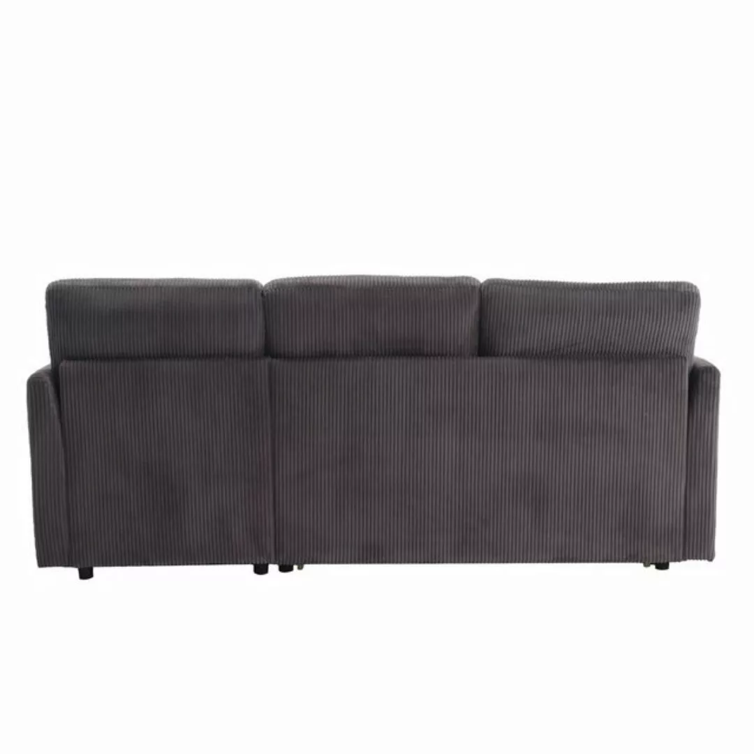 KoDise Sofa Ecksofa Schlafsofa Polstermöbel mit Stauraum, Samtbezug, Auszie günstig online kaufen