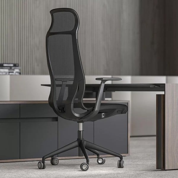 narbutas D-Chair Chefsessel | Kopfstütze | Schwarz | Konfigurierbar günstig online kaufen