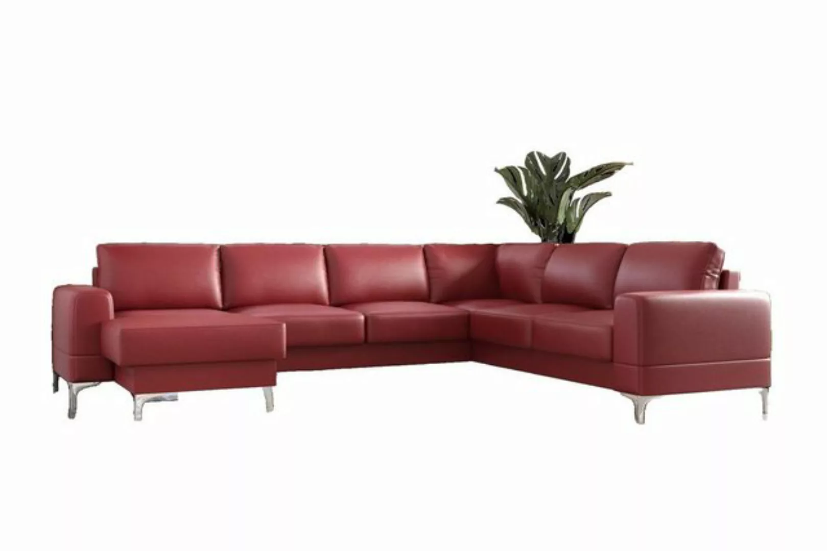 JVmoebel Ecksofa Graues Luxus Ecksofa Moderne Wohnlandschaft Polster Sofa N günstig online kaufen