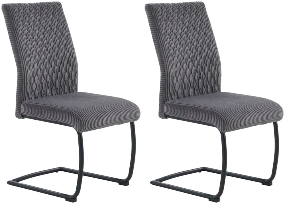 Jockenhöfer Gruppe Freischwinger "Anja (Set, 2 St.)", (Set), 2 St., Cord, b günstig online kaufen